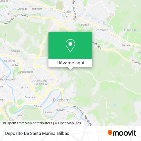 Mapa Depósito De Santa Marina