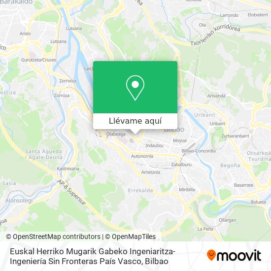 Mapa Euskal Herriko Mugarik Gabeko Ingeniaritza- Ingeniería Sin Fronteras País Vasco