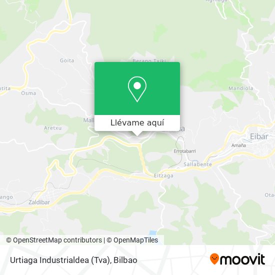 Mapa Urtiaga Industrialdea (Tva)
