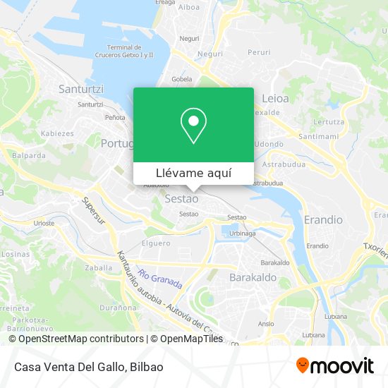 Mapa Casa Venta Del Gallo