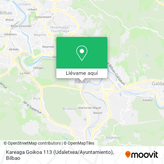 Mapa Kareaga Goikoa 113 (Udaletxea / Ayuntamiento)