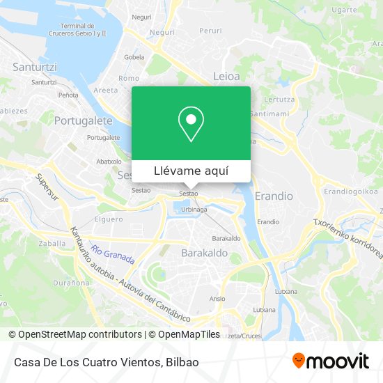 Mapa Casa De Los Cuatro Vientos