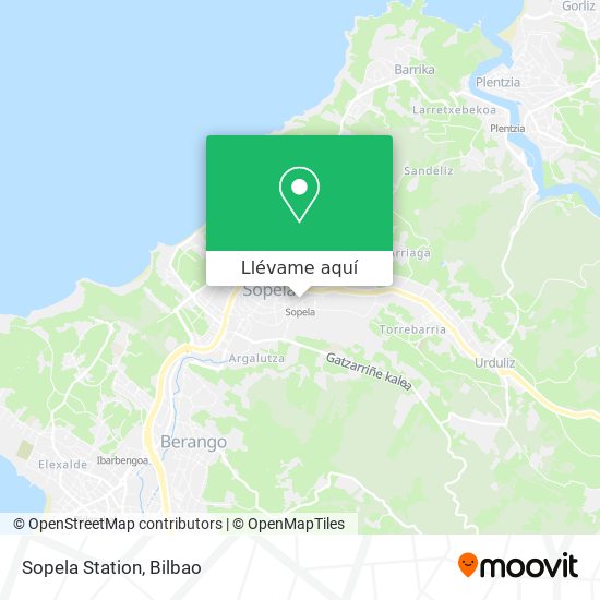 Mapa Sopela Station