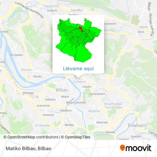 Mapa Matiko Bilbao