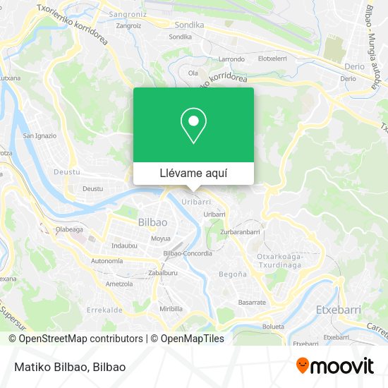 Mapa Matiko Bilbao