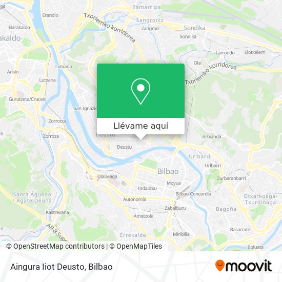 Mapa Aingura Iiot Deusto