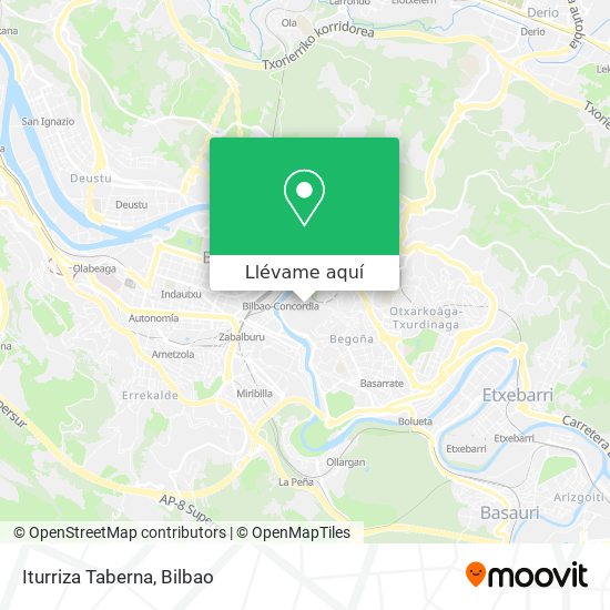 Mapa Iturriza Taberna