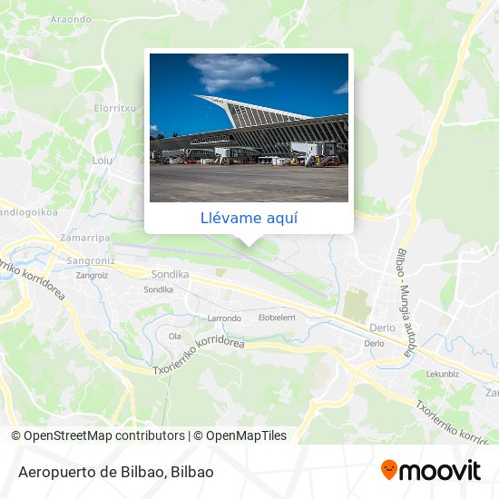 Mapa Aeropuerto de Bilbao