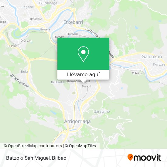 Mapa Batzoki San Miguel