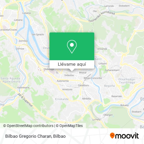 Mapa Bilbao Gregorio Charan