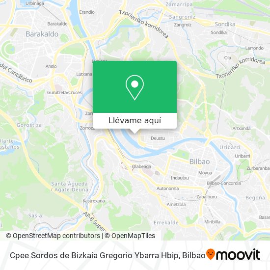Mapa Cpee Sordos de Bizkaia Gregorio Ybarra Hbip