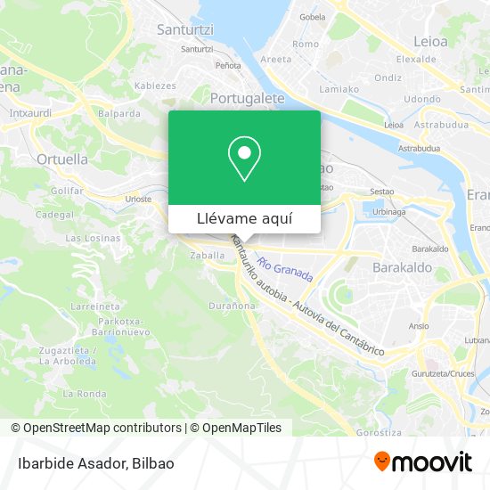 Mapa Ibarbide Asador