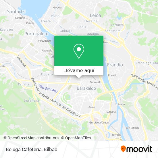 Mapa Beluga Cafetería