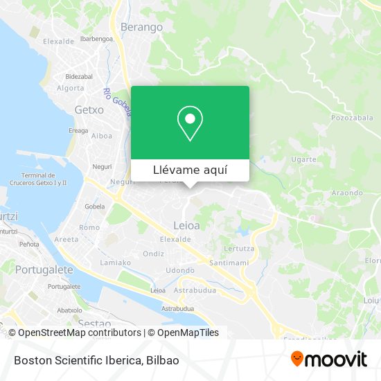 Mapa Boston Scientific Iberica