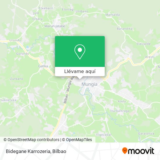 Mapa Bidegane Karrozeria