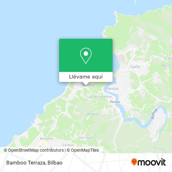 Mapa Bamboo Terraza