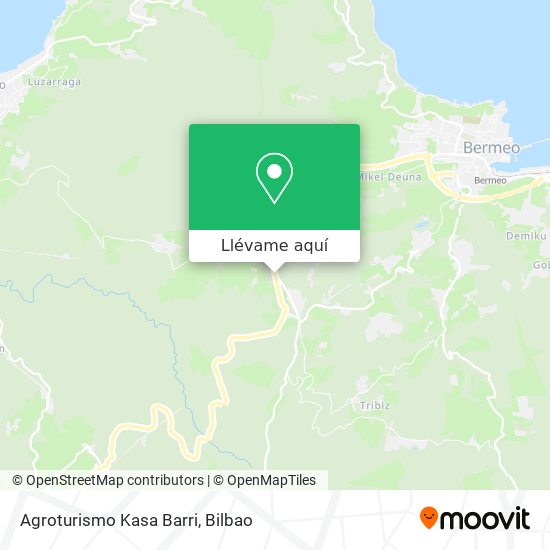 Mapa Agroturismo Kasa Barri