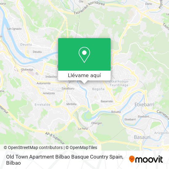 Mapa Old Town Apartment Bilbao Basque Country Spain