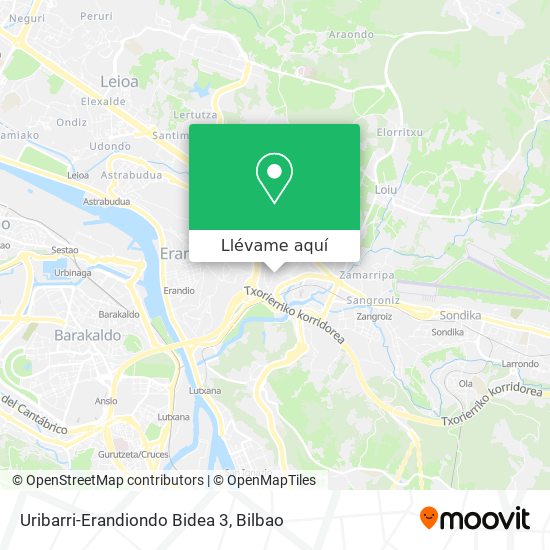 Mapa Uribarri-Erandiondo Bidea 3
