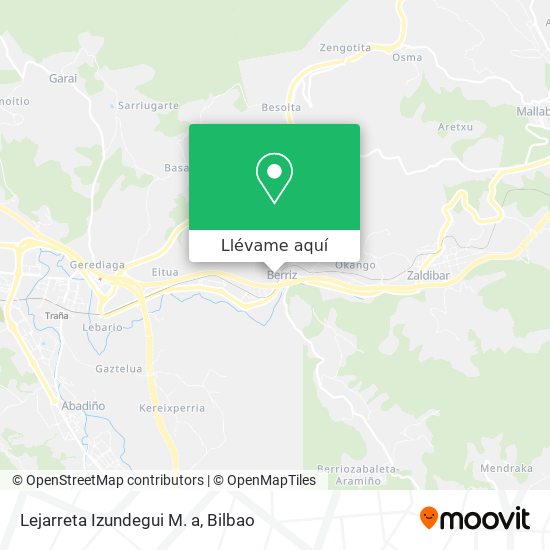 Mapa Lejarreta Izundegui M. a