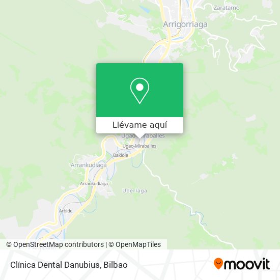 Mapa Clínica Dental Danubius