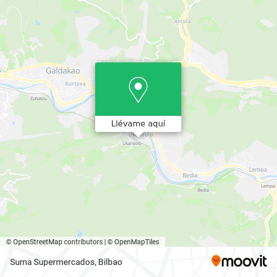 Mapa Suma Supermercados