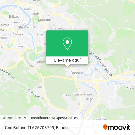 Mapa Gas Butano TL625703799