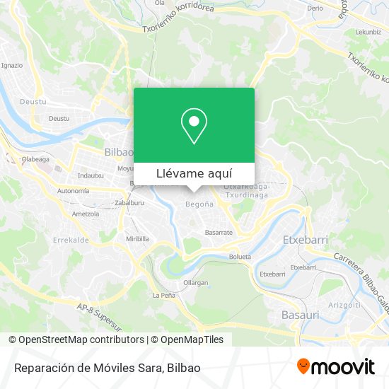 Mapa Reparación de Móviles Sara