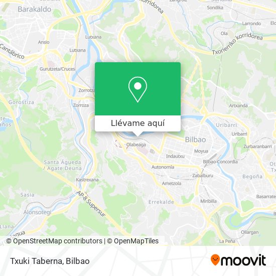 Mapa Txuki Taberna