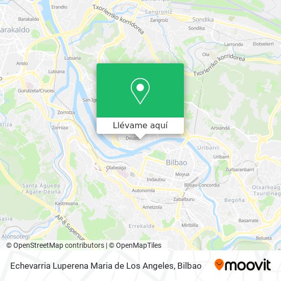 Mapa Echevarria Luperena Maria de Los Angeles