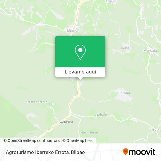 Mapa Agroturismo Iberreko Errota