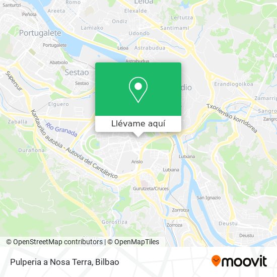 Mapa Pulperia a Nosa Terra