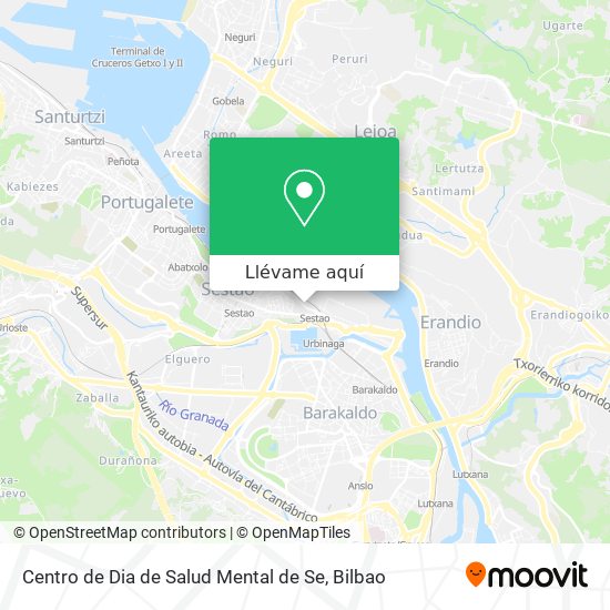 Mapa Centro de Dia de Salud Mental de Se