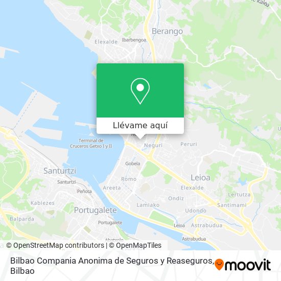 Mapa Bilbao Compania Anonima de Seguros y Reaseguros