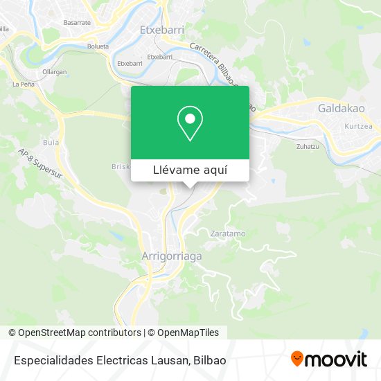 Mapa Especialidades Electricas Lausan