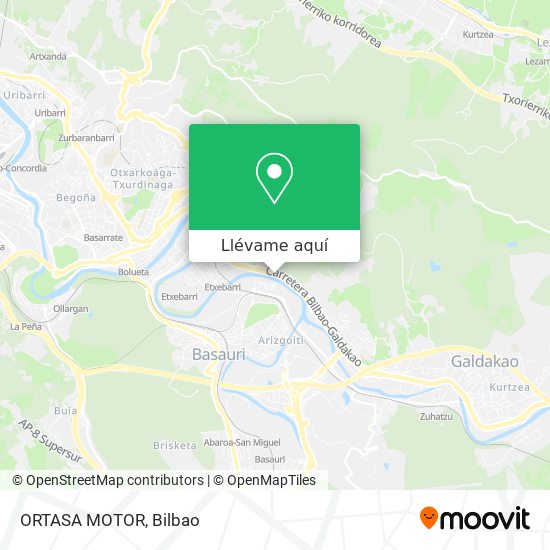 Mapa ORTASA MOTOR