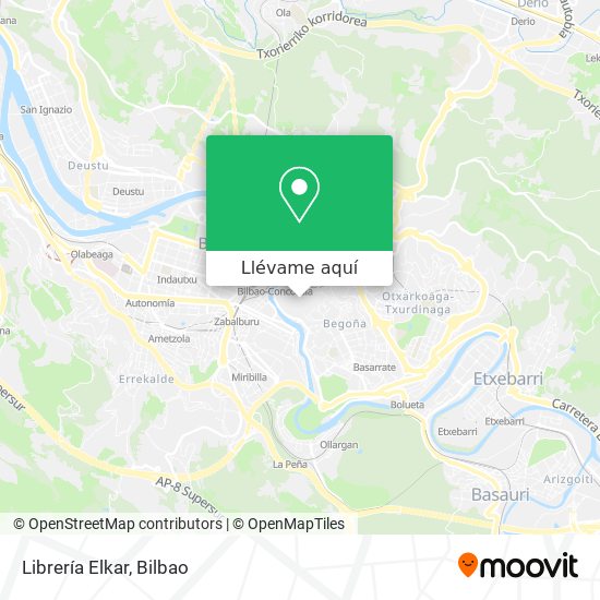 Mapa Librería Elkar
