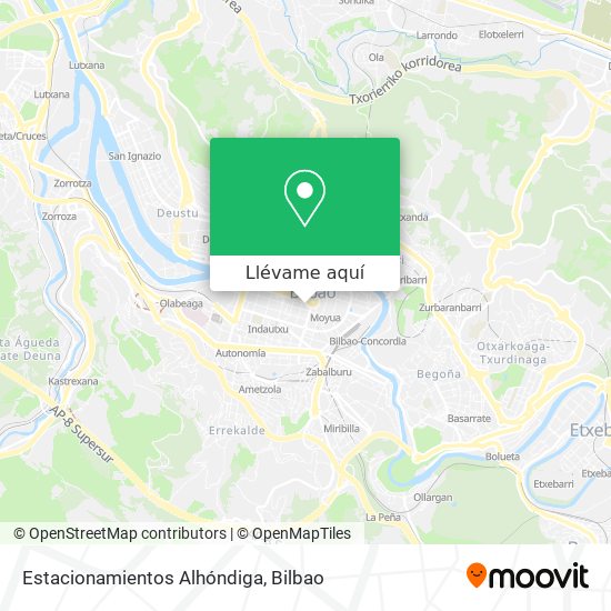 Mapa Estacionamientos Alhóndiga