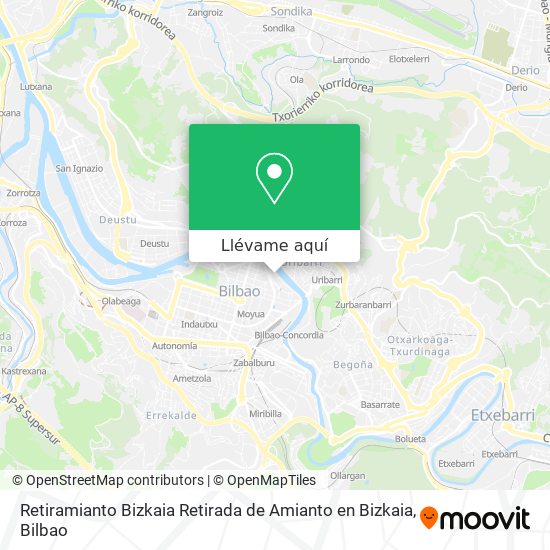 Mapa Retiramianto Bizkaia Retirada de Amianto en Bizkaia