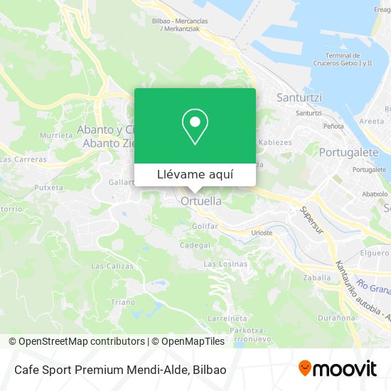 Mapa Cafe Sport Premium Mendi-Alde