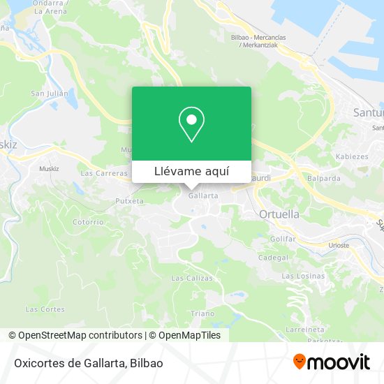 Mapa Oxicortes de Gallarta