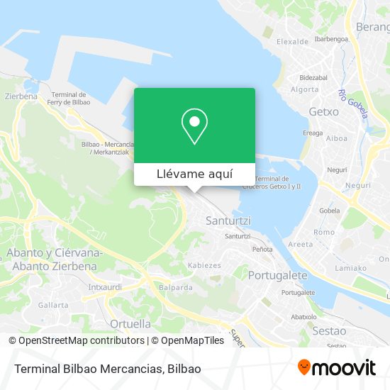 Mapa Terminal Bilbao Mercancias