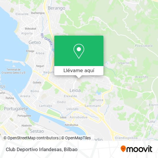 Mapa Club Deportivo Irlandesas