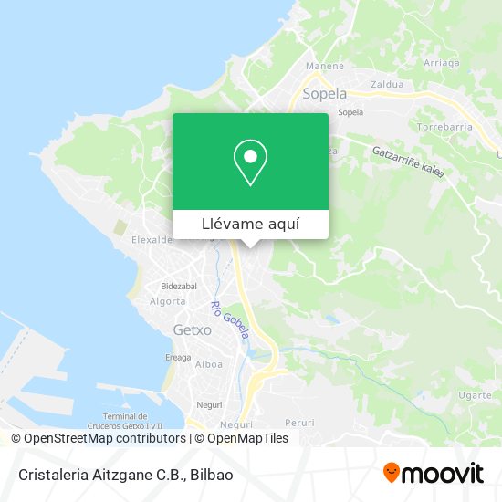 Mapa Cristaleria Aitzgane C.B.