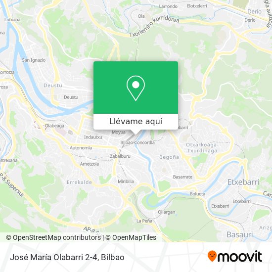 Mapa José María Olabarri 2-4