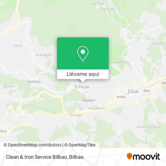 Mapa Clean & Iron Service Bilbao