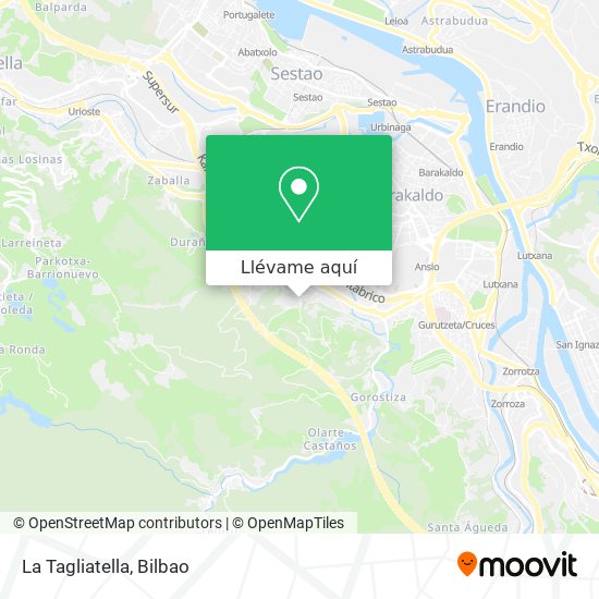Mapa La Tagliatella
