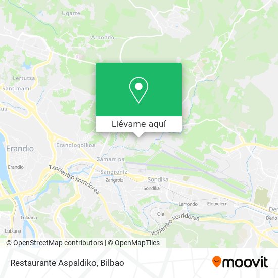 Mapa Restaurante Aspaldiko