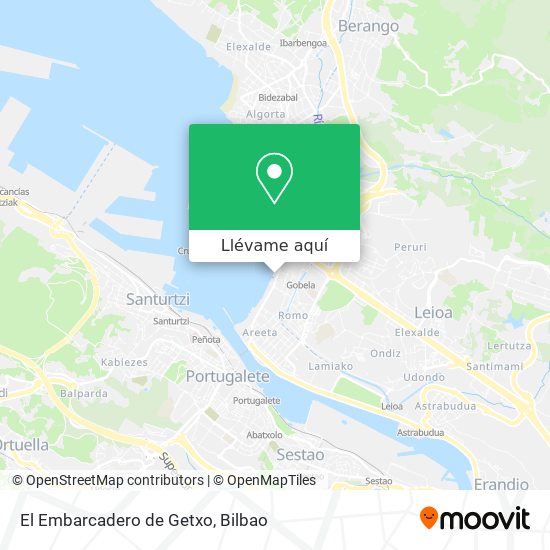 Mapa El Embarcadero de Getxo