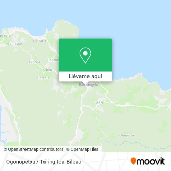 Mapa Ogonopetxu / Txiringitoa